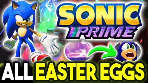 PAST SONIC VOICE ACTORS RETURN Sonic Prime Teaser Trailer Easter Eggs Reaction YouTube