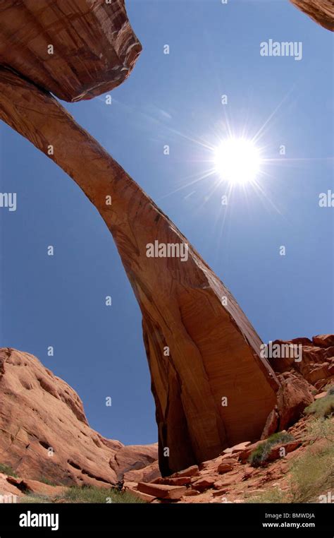 Rainbow Bridge National Monument Arizona Utah Stock Photo Alamy
