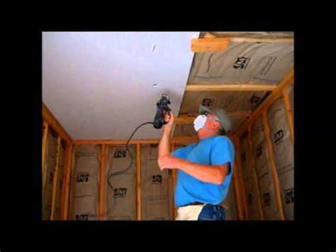 This is because ceilings are more difficult to hang and finish. Hang Drywall on the Ceiling by Yourself | Lifehacker ...