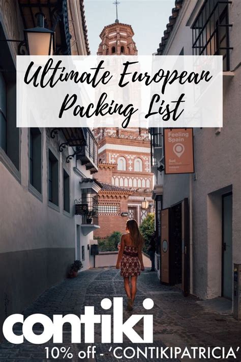 Ultimate Europe Packing List Contiki Edition Contiki Contiki