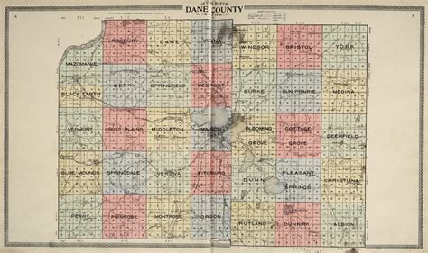 Standard historical atlas of Dane County, Wisconsin containing maps of