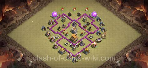 Best Max Levels War Base Th6 With Link Anti Everything Town Hall