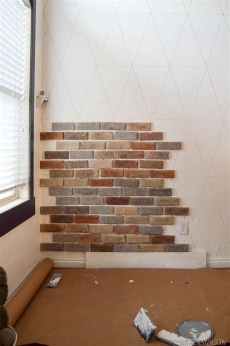 How To Install Brick Veneer Inside Your Home Accent Wall Ideas Home