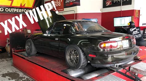 Ls Swapped Miata Dyno How Much Will It Make Youtube