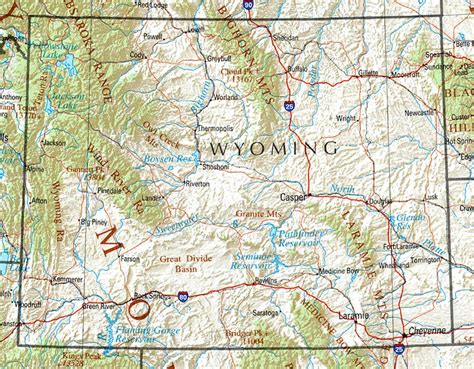 Wyoming Geography And Maps