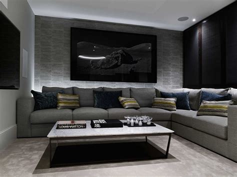 Knightsbridge Residence Tollgard Modern Tv Room Small Media Rooms