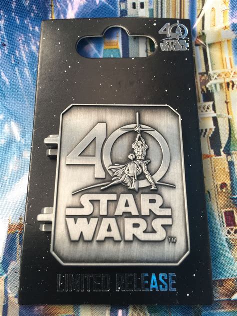 40th Anniversary Star Wars Pin Star Wars Disney Trading Pins Stars