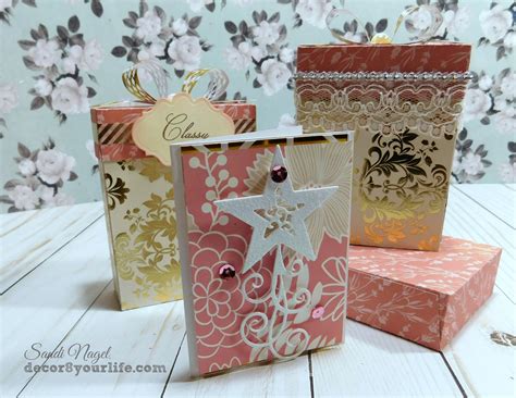 Create compelling card designs by adding your own photos, images and artwork. Note Card Gift Box Tutorial | Note card gifts