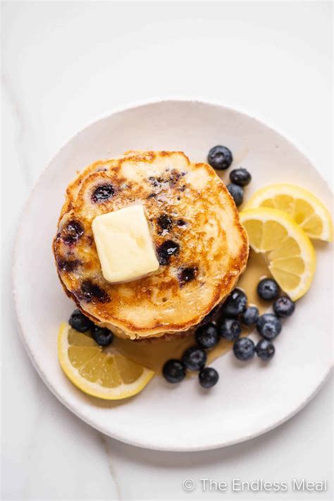 Lemon Blueberry Pancakes The Endless Meal