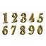 Golden 3D Numbers With Transparent Background On Behance