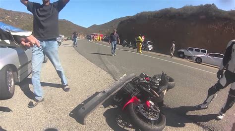 Honda Cbr600 Horrific Fatal High Speed Motorcycle Crash Aftermath Youtube