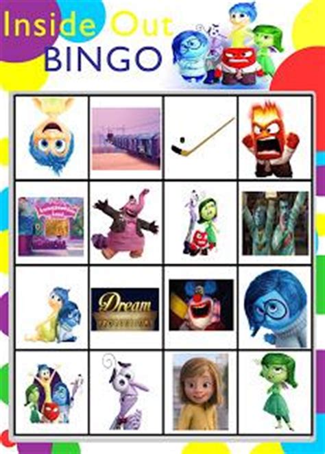 The untold true story of one of the biggest betting scandals in sports history. Printable Inside Out Bingo Game - Paperblog