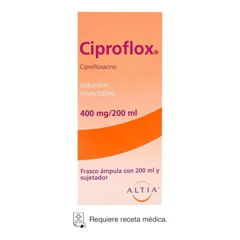 Ciproflox 400 Mg200 Ml Solución Inyectable Walmart