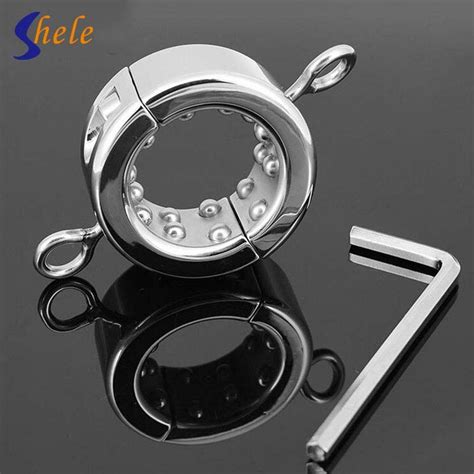 Removable Stainless Steel Male Chastity Device Cock Lock Metal Penis