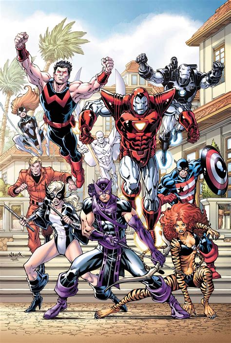 West Coast Avengers by Todd Nauck Marvel Avengers, Avengers Images