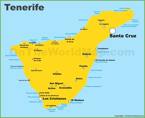 3352x2335 / 2,17 mb ir al mapa. 33 Map Of Tenerife Spain - Maps Database Source