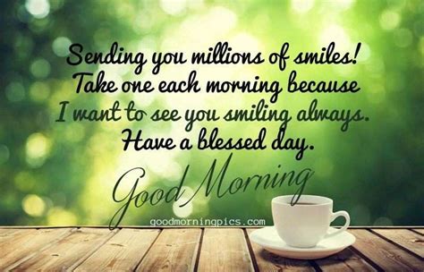 Smile Good Morning Quotes With Flowers Images The Quotes