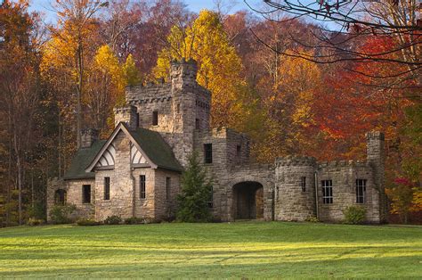 Autumn At Squires Castle 1 Photograph By At Lands End Photography