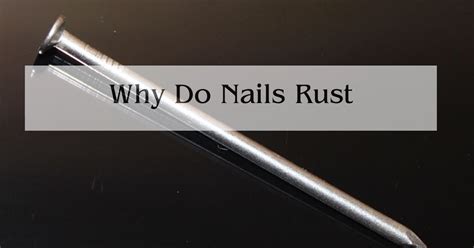Why Do Nails Rust The Chemistry Behind Rusty Nails
