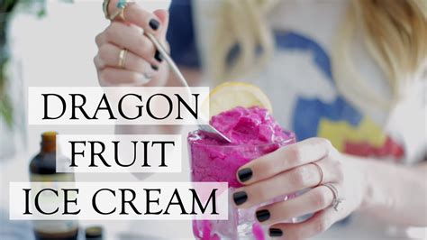 Dragon Fruit Ice Cream Easy Homemade Ice Cream Youtube