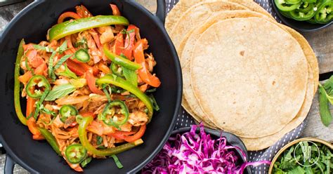 Fajita Share Plate With Corn Tortillas Dinner Twist