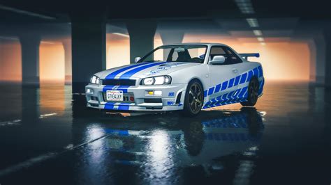 Paul Walker Skyline R34 Wallpapers Wallpaper Cave