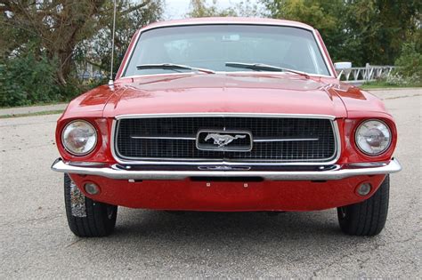 1967 Candy Apple Red Ford Mustang