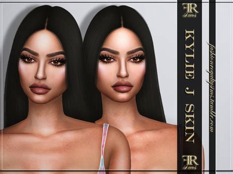 The Sims Resource Kylie J Skin Overlay And Non Overlay