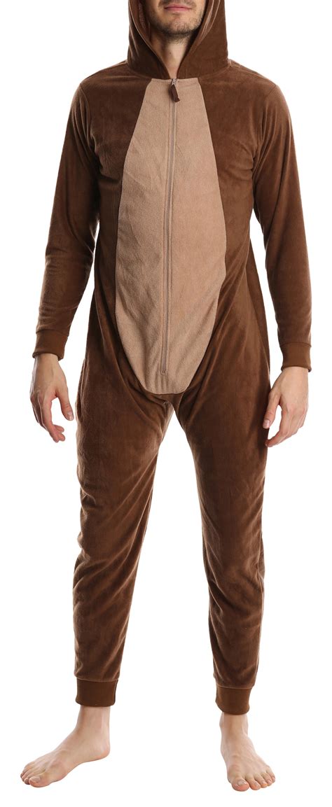 Sleephero Adult Mens Novelty Halloween Costume Fleece Pajama Jammies