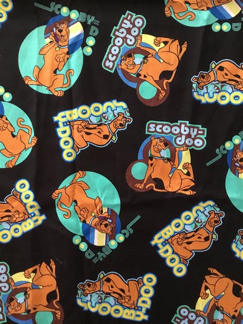 Scooby Doo Fabric Craft Supplies And Tools Sewing