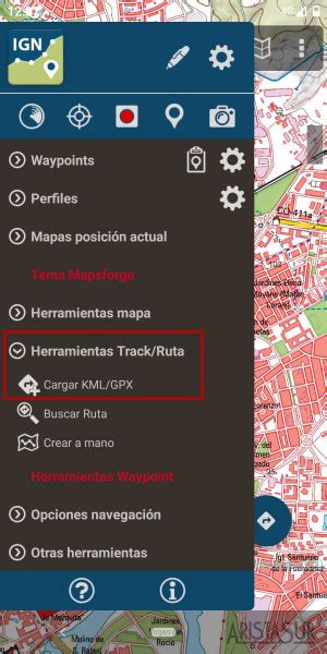 Aplicación Gps Con Los Mapas Del Ign En El Móvil