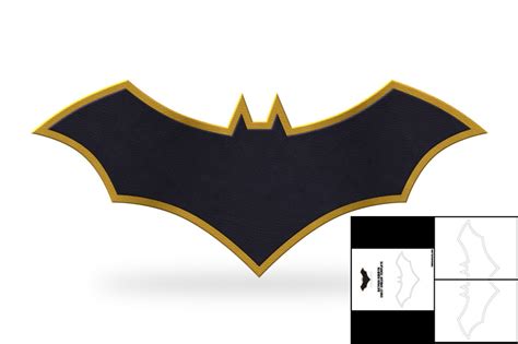 Template For Batman Rebirth Chest Emblem The Foam Cave
