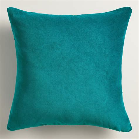 Teal Velvet Throw Pillow Other Colors And Teal Throws