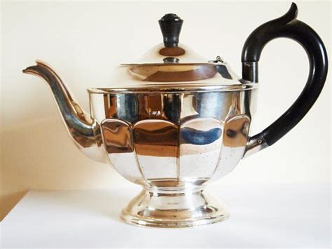 Silverplate Vintage Teapot Epns A1 With Bakelite Handle Tea Pots