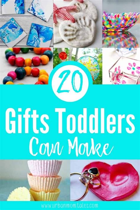 20 Simple Gifts Toddlers Can Make at Christmas Homemade Birthday Gifts