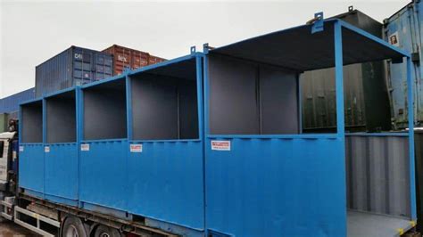 Shipping Container Side Removal And Reinforcement