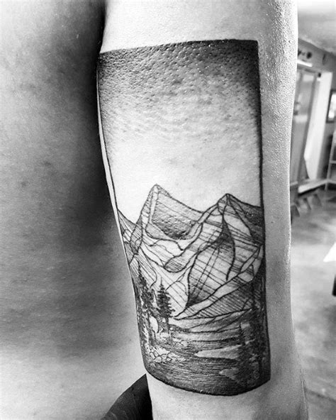 River tattoos are the mark of a man who is finding his way in the world, wary of his route but never bound to curves and currents set before him. 50 River Tattoos For Men - Flowing Water Ink Ideas