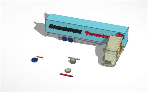 She responded super fast, she was very helpful. 3D design Truck and Trailer Bank P3 | Tinkercad