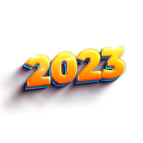 2023 3d Shiny Text Effect 2023 Text Effect Shiny Png Transparent