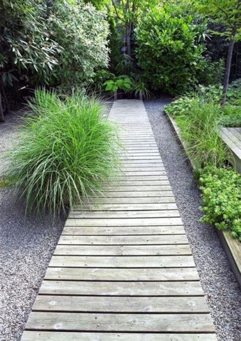 25 Catchy And Cozy Wooden Garden Paths Shelterness