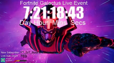 Fortnite Galactus Live Event Countdown Live Come Watch Youtube