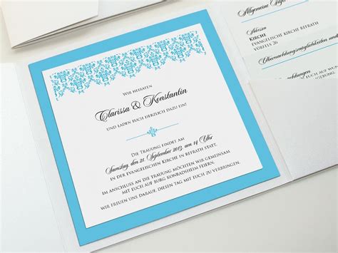 Lockert eure einladung zur hochzeit mit reimen und zitaten auf Einladung zur Hochzeit, Pocket Fold 5x5, klassisch-elegant. Thema: Schlosshochzeit, Barock ...