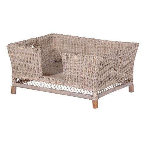 Large Rattan Pet Bed Dog Bed Wicker Dog Bed Dog Sofa
