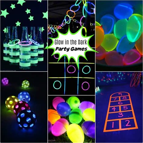 The Best Glow In The Dark Party Games Easy And Budget Friendly Diy Ideas Neon Birthday Party