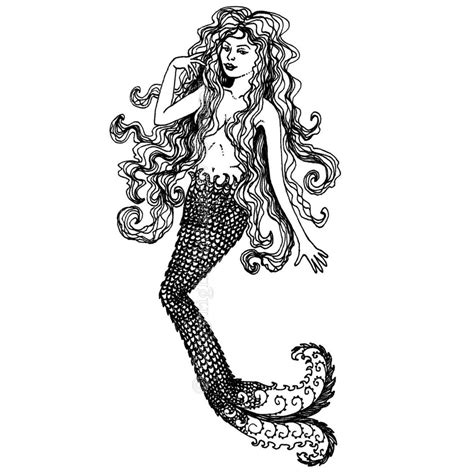 Mermaid Drawing Cliparts At Getdrawings Free Download
