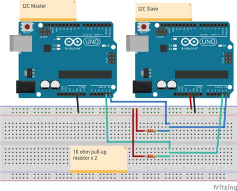 Arduino Er Communication Between Arduinos On I2c Using Wire Library