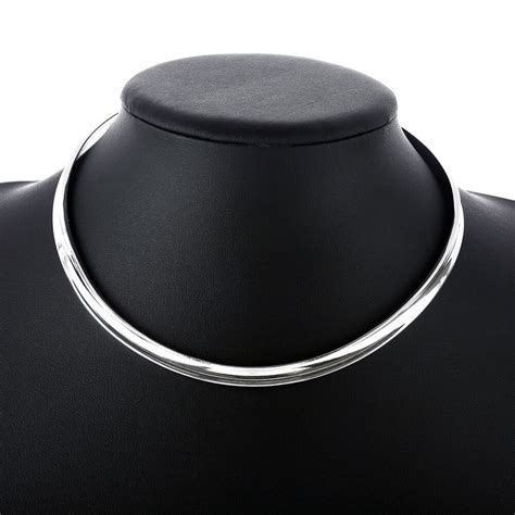 2017 Hot 925 Silver Jewelry Necklaces Women Choker Necklace Fashion