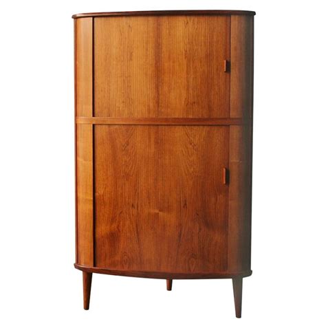 Vintage Danish Rosewood Corner Cabinet Antique Cabinets Tall Cabinet Storage