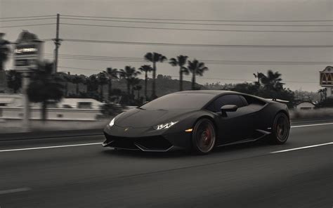 Lamborghini Huracan Matte Black Wallpaper Find The Best Black