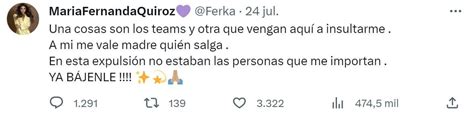 “ya Bájenle” Ferka Suplica A Internautas Que Paren Con Los Insultos En Su Contra Tras Hablar